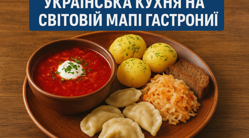 Українська кухня на світовій мапі гастрономії