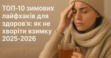 ТОП-10 зимових лайфхаків для здоров’я: як не хворіти взимку 2025–2026