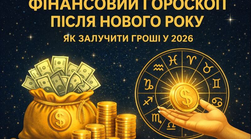Фінансовий гороскоп після Нового року: як залучити гроші у 2026
